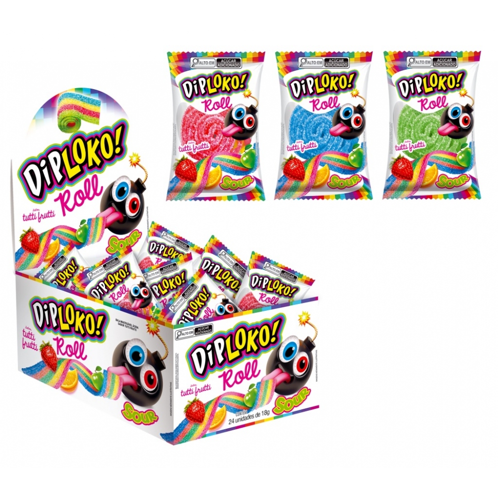 01684 - DIPLOKO ROLL SOUR 24X18G - 01684