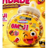 02168 - DANCLETS POTE EMOJI COM RECHEIO 50X9,5G - 02168