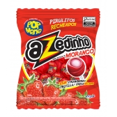01937 - PIRULITO POP MANIA AZEDINHO MORANGO 500G - 01937