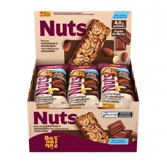 02447 - BARRA DE CASTANHAS NUTS CHOCOLATE