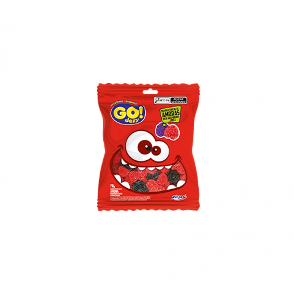 01927 - BALA GELATINA GO JELLY AMORA 70G - 01927