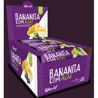 02418 - LATAM FIT BANANITA ZERO ACUCAR COM ACAI 12X22