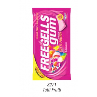 01957 - CHICLE FREEGELLS GUM TUTTI FRUTTI 15UN
