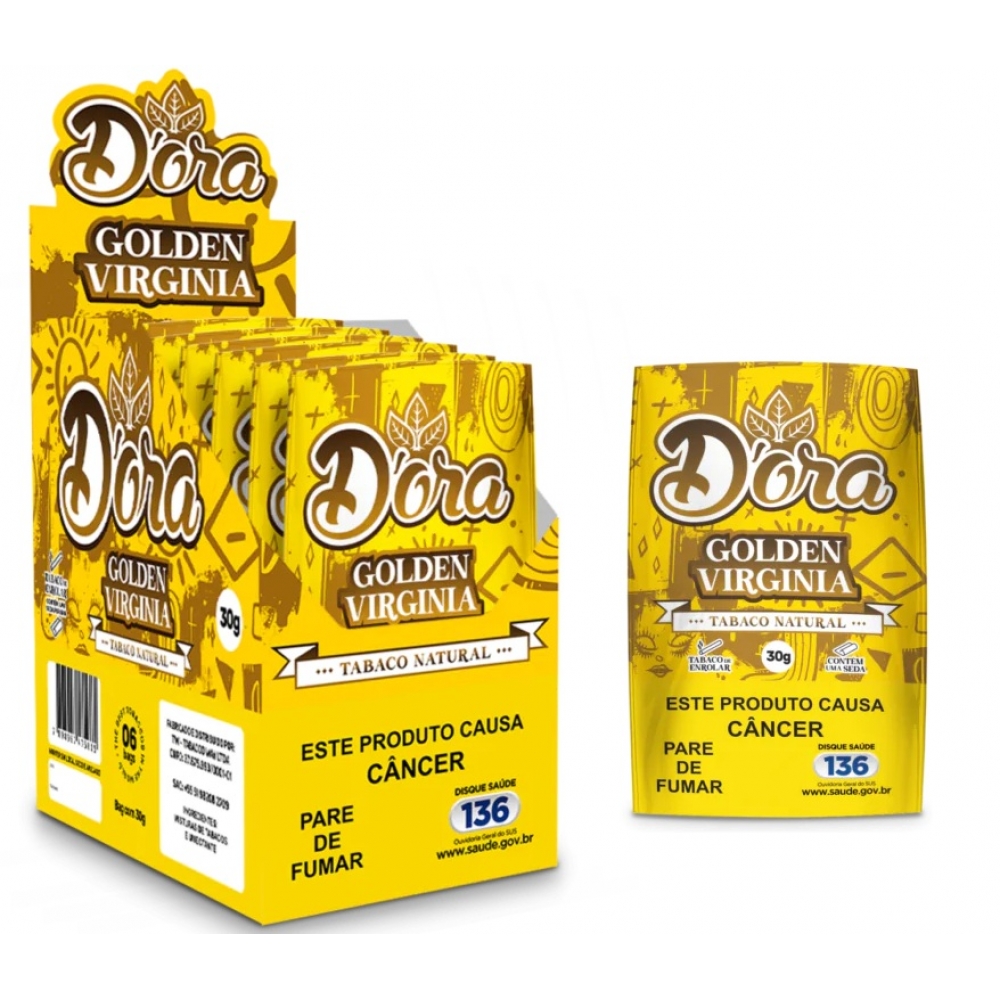 02002 - DORA TABACO GOLDEN VIRGINIA 30G - 02002