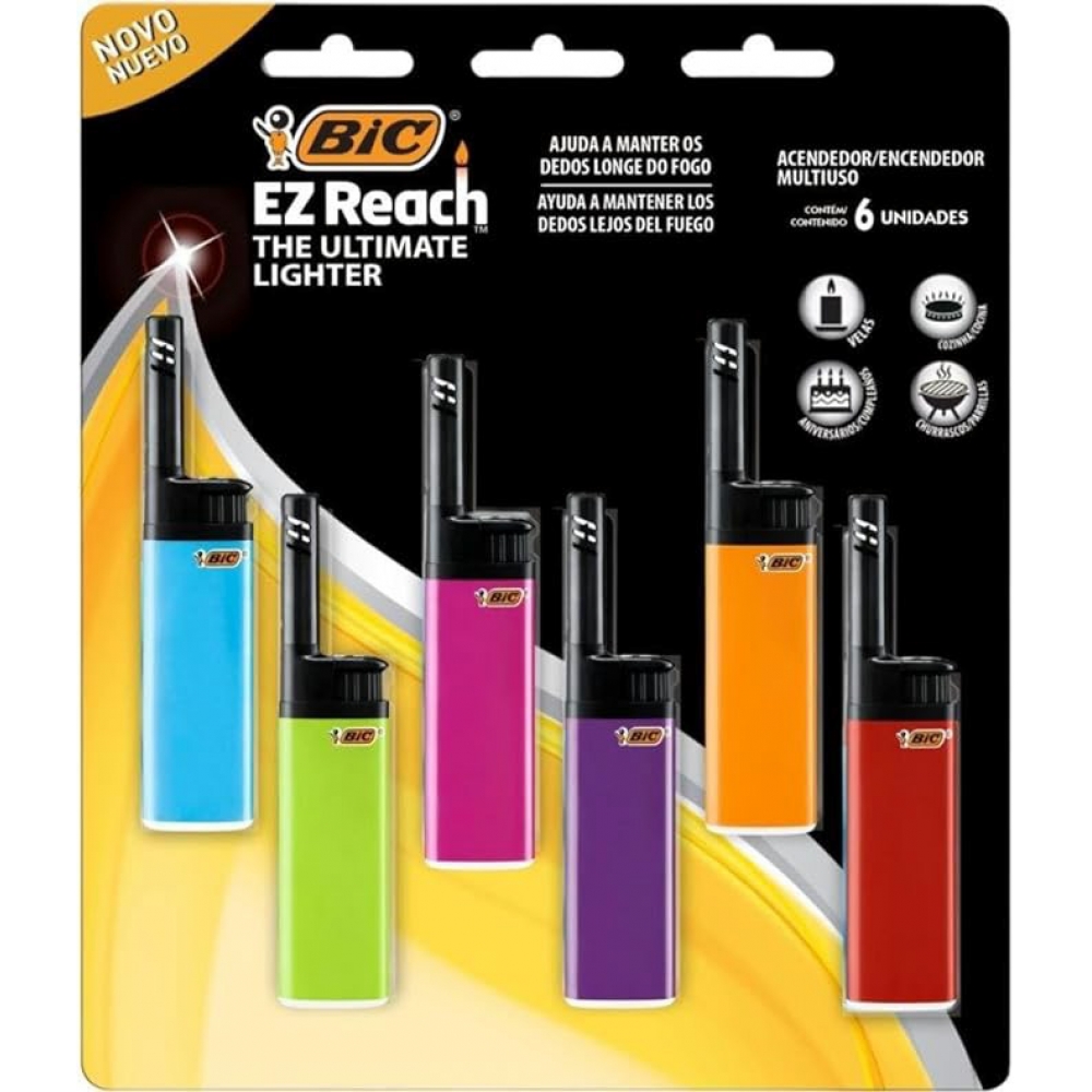 01602 - ACENDEDOR BIC MULT EZ REACH - 01602