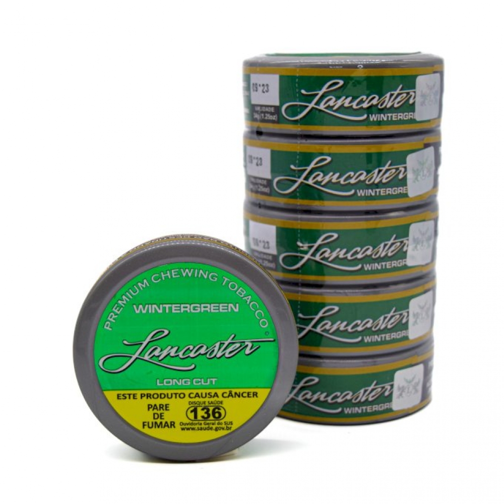01803 - LANCASTER WINTERGREEN FUMO DE MASCAR LT 34G - 01803