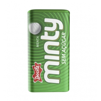 02318 - BALA MINTY MENTA SEM ACUCAR 9X21G