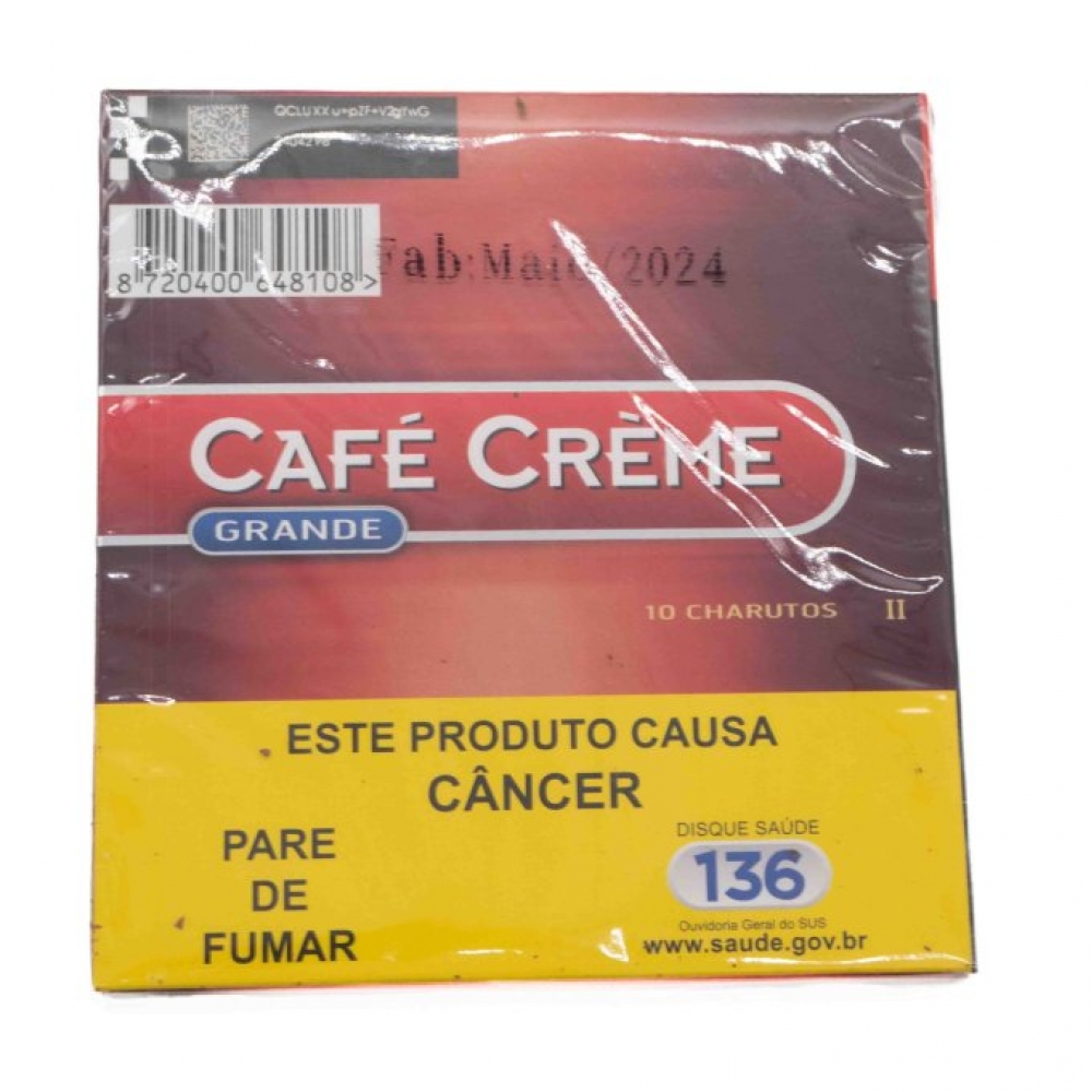 01703 - CHARUTO CAFE CREME VERMELHO - 01703