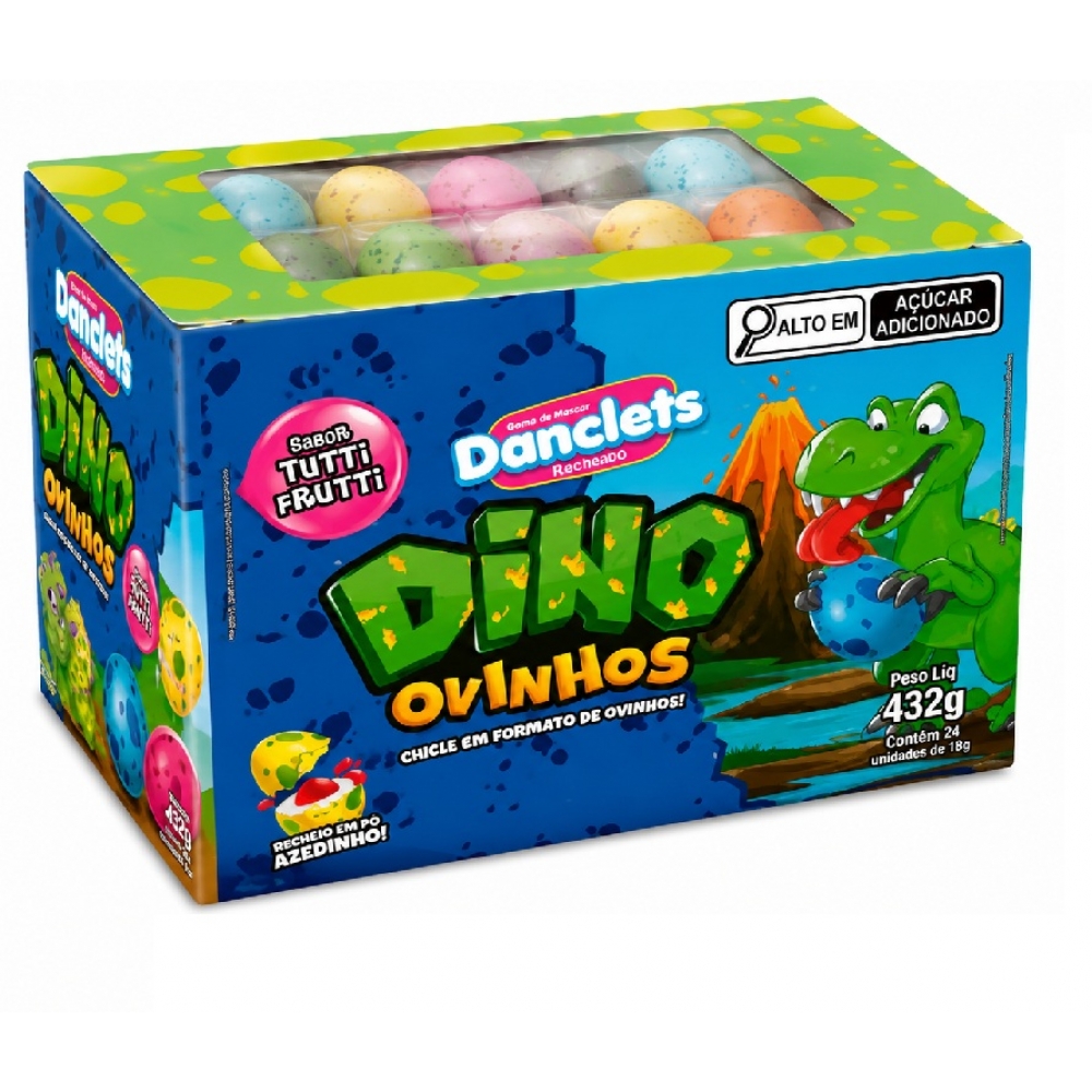 02175 - DANCLETS DINO OVINHOS 24X18G - 02175