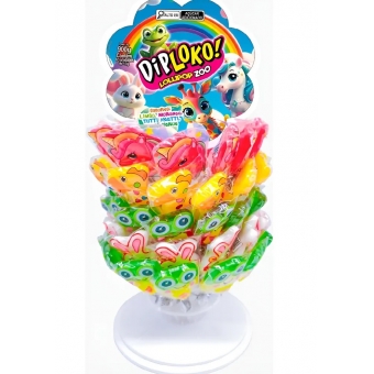 02433 - LOLLIPOP ZOO SORTIDOS 60X15G