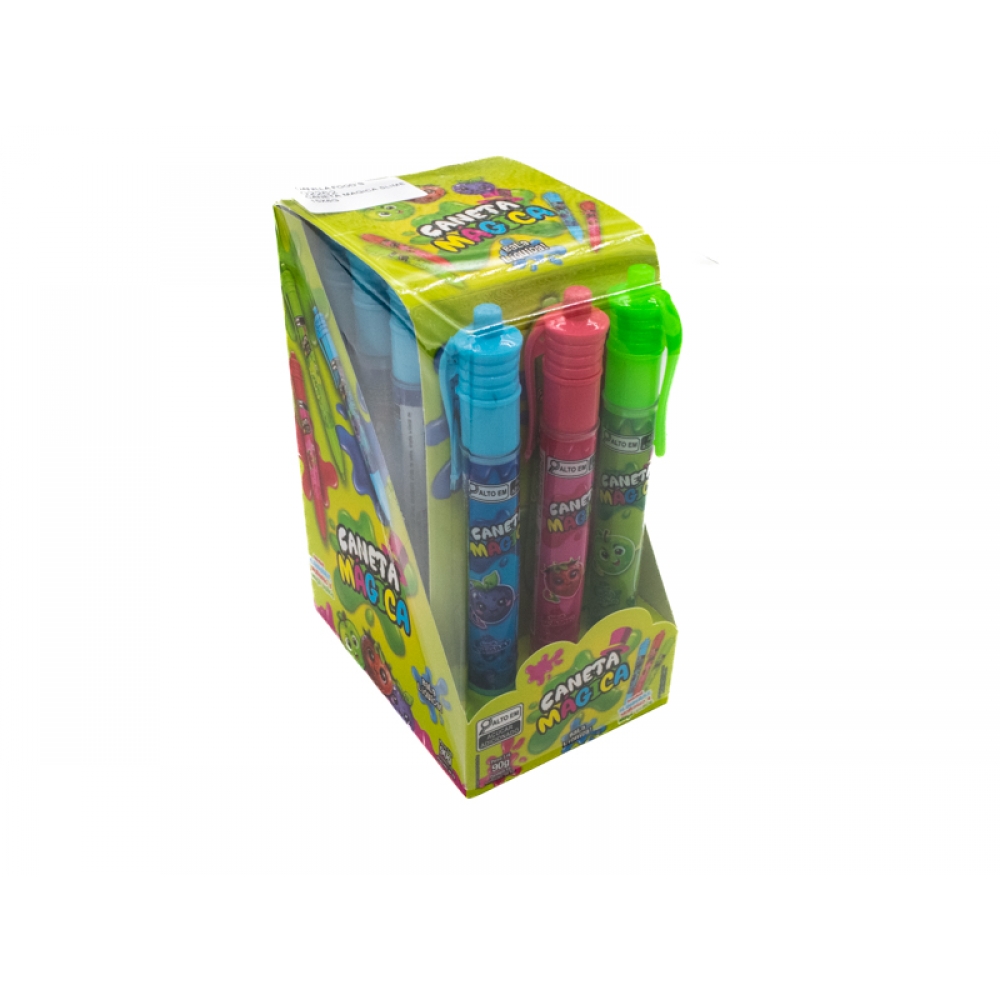 02262 - CANETA MAGICA SLIME 15X6G - 02262