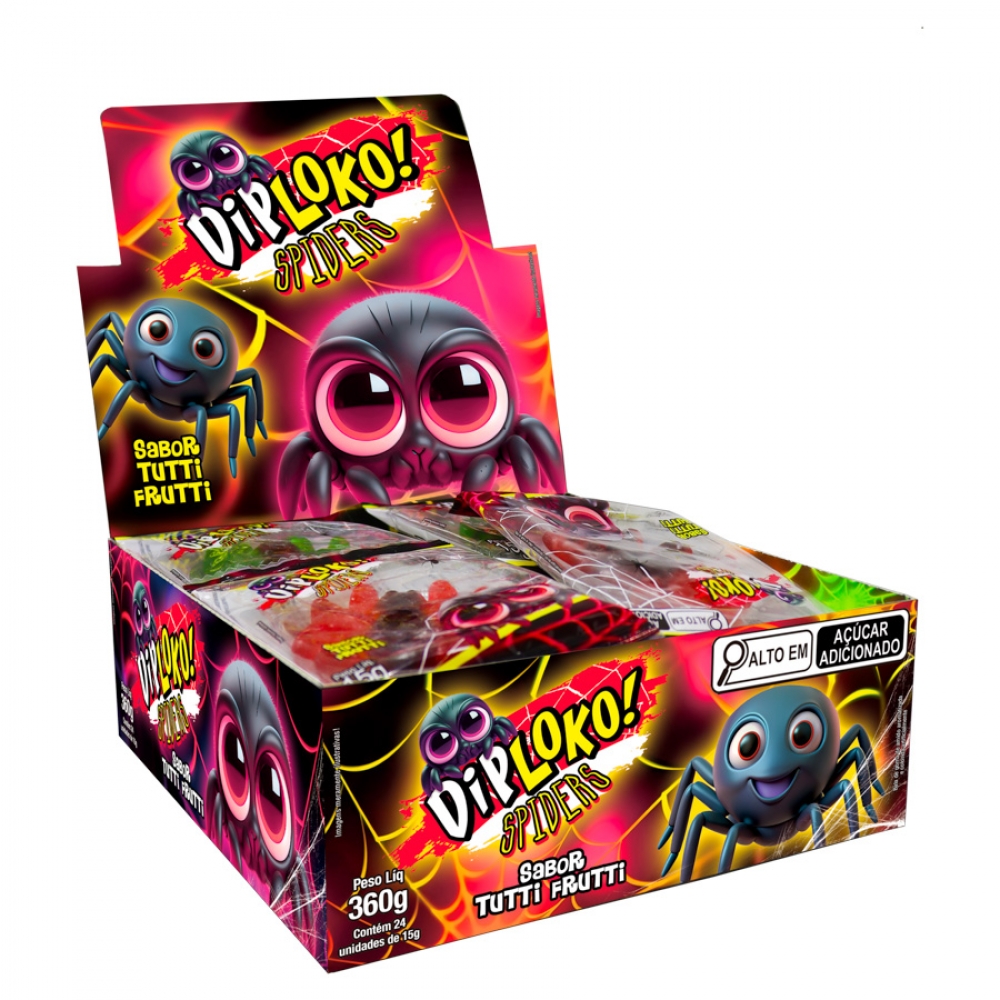 01796 - DIPLOKO SPIDERS 24X15G - 01796