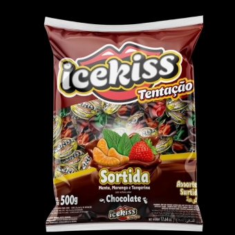 02290 - BALA DURA ICEKISS TENTACAO SORTIDA 500G