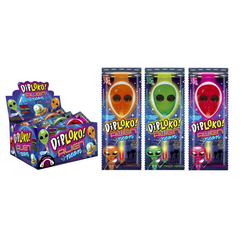 01736 - DIPLOKO NEON ALIEN 30X10G - 01736