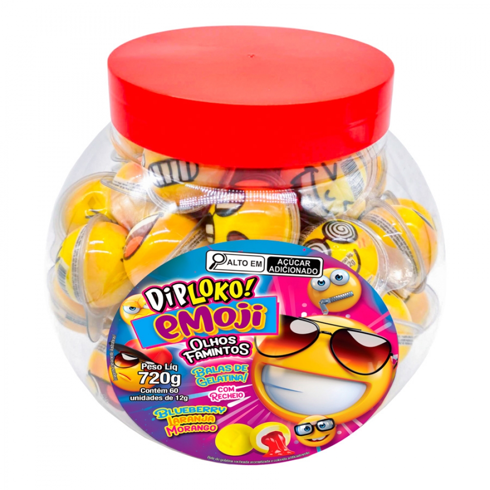 01854 - POTE OLHOS FAMINTOS EMOJI - 01854