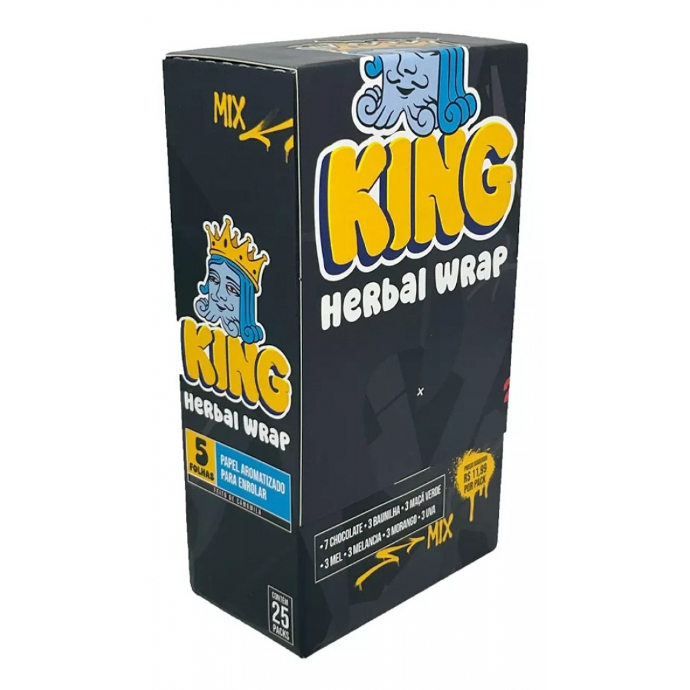 01879 - KING MIX BLUNT HERBAL WRAP - 01879