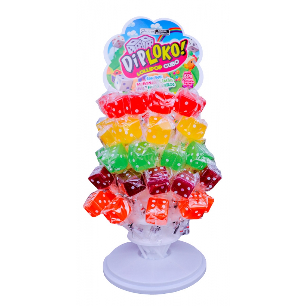 01793 - DIPLOKO LOLLIPOP CUBO TORRE 60X15G - 01793
