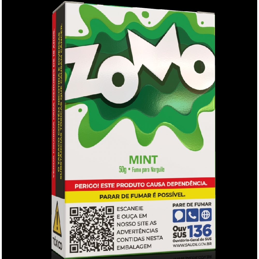 02161 - ZOMO MINT ESSENCIA P/ NARGUILE 50G - 02161