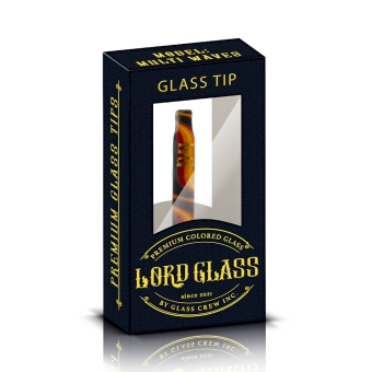 00877 - PITEIRA DE VIDRO LORD GLASS MULTI WAVES