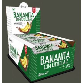 02417 - LATAM FIT BANANITA C/ CHOCO ZERO ACUCAR 12X25
