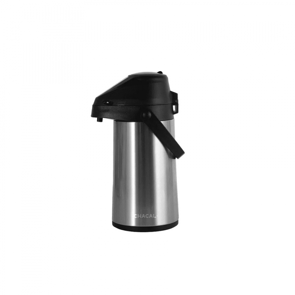 01546 - GARRAFA TERMICA 1L INOX C/ AMPOLA CHACAL - 01546