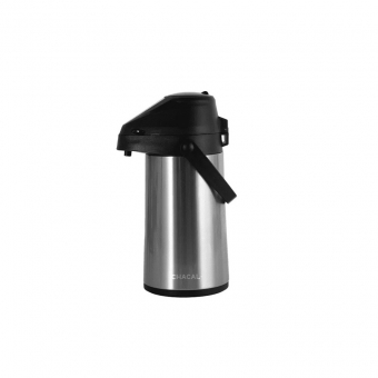 01546 - GARRAFA TERMICA 1L INOX C/ AMPOLA CHACAL